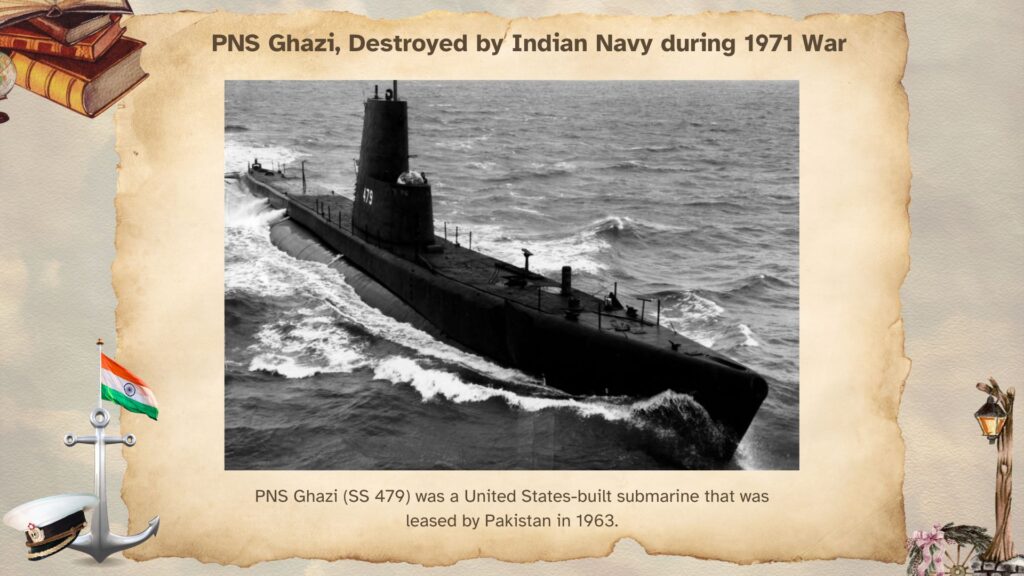 India Pakistan war, 1971 PNS Ghazi 