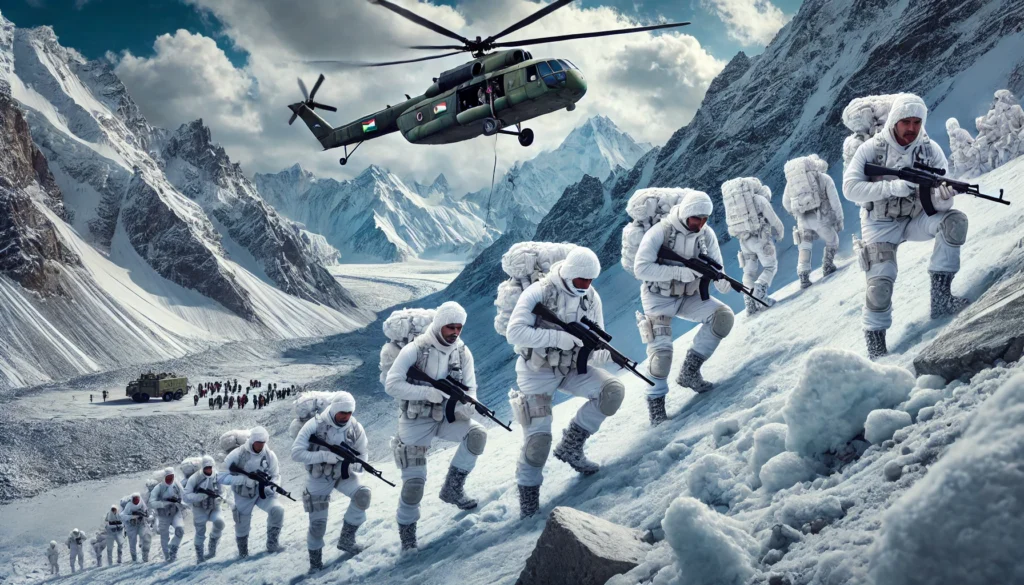  Operation Meghdoot, Siachen Glacier, India-Pakistan conflict, Strategic military operations, High-altitude warfare,