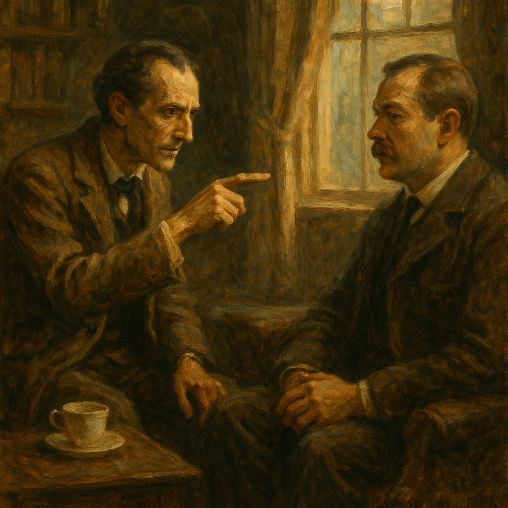 Sherlock Holmes and Watson 