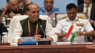 Defence Minister Rajnath Singh represented India in the SCO defense ministerial meet